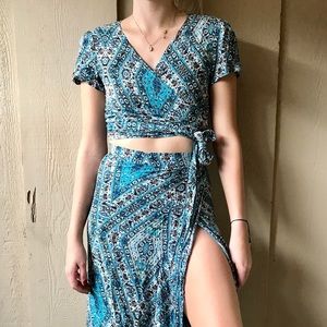 Two piece maxi set